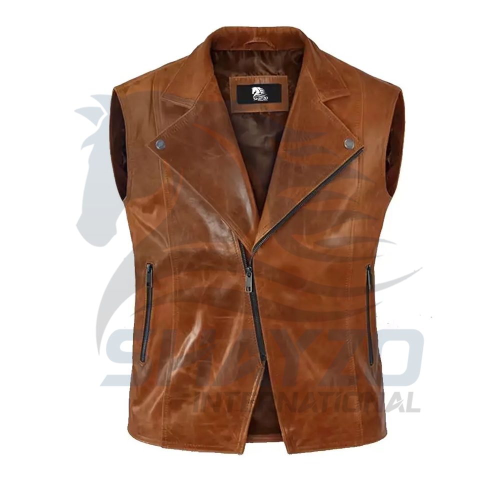 Men Leather Vest